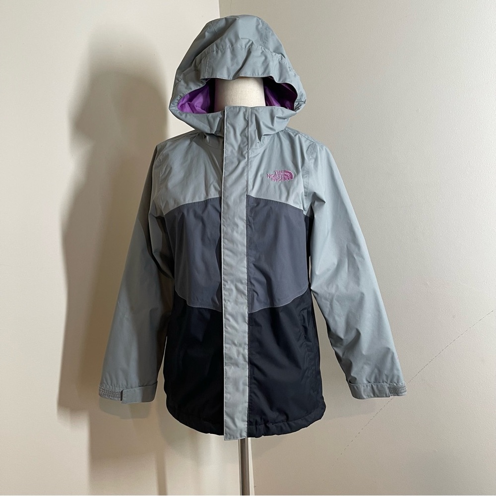 The North Face Girl’s DRYVENT Shell- SZ M - Lightweight Hooded Jacket Rain Coat